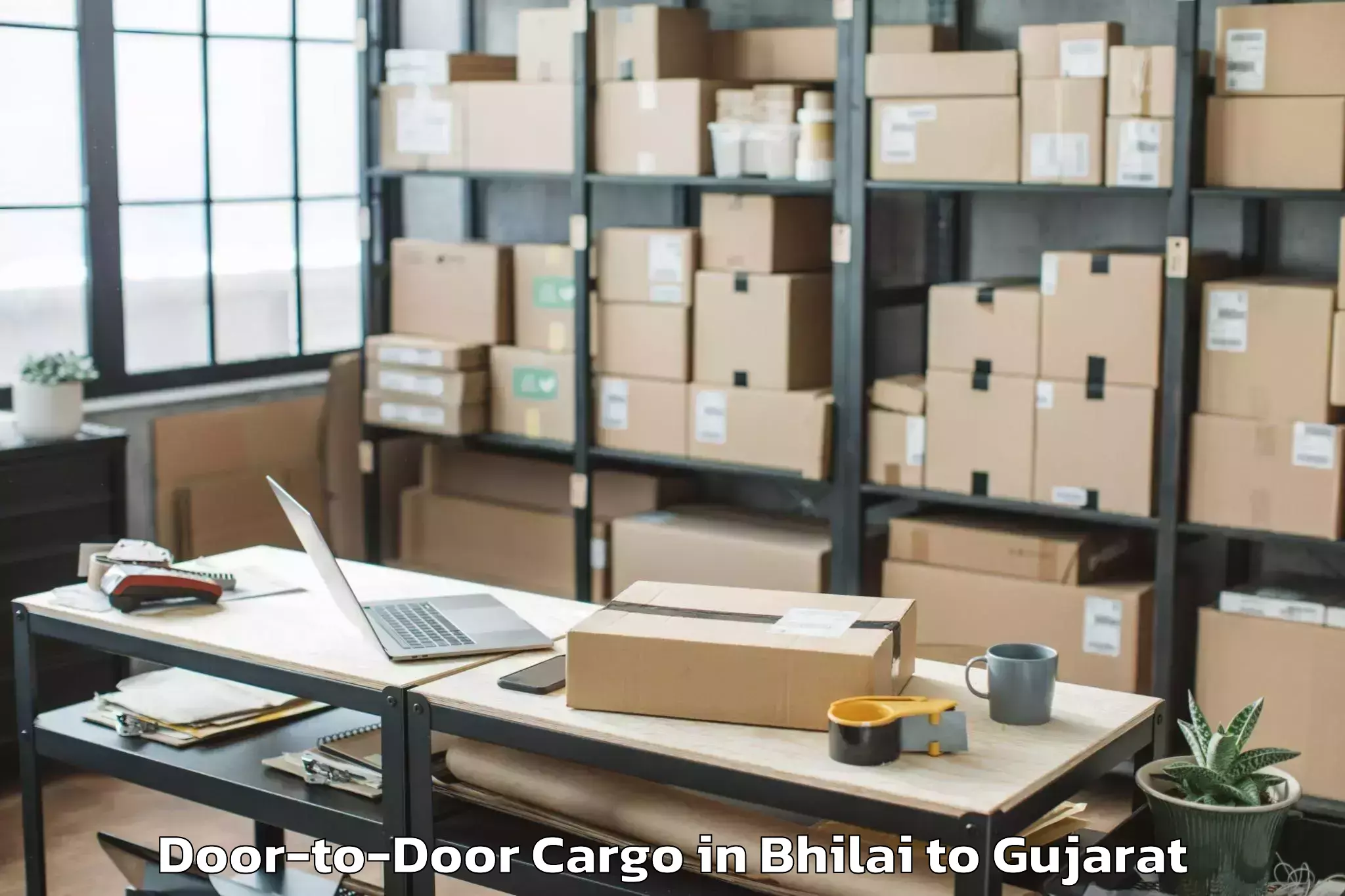 Reliable Bhilai to Dharmsinh Desai University Nad Door To Door Cargo